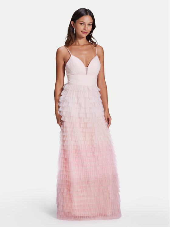 Hey Kyla Swing Rochie de seară 5AH019HK Roz Slim Fit