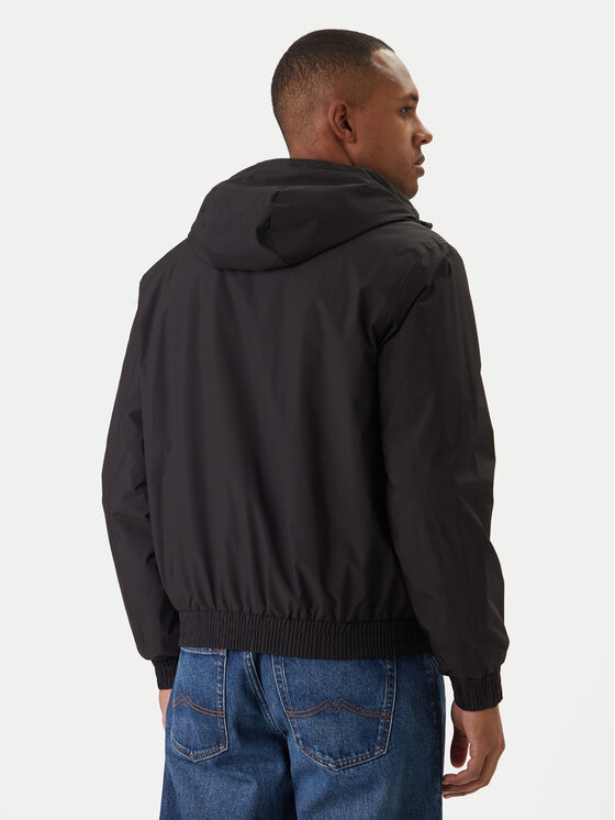 Calvin Klein Calvin Klein Prechodná bunda Harrington LV04RE516G Čierna Regular Fit