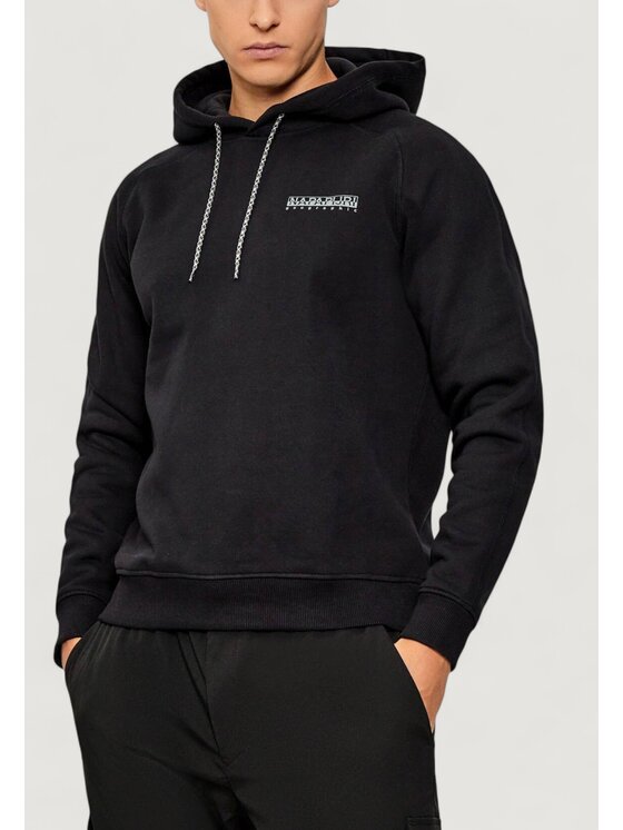 Napapijri Napapijri Felpa B-BACK GRAPHIC H Nero Modern Fit
