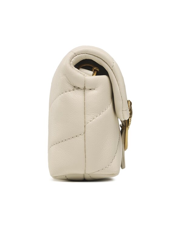 PINKO PINKO Handtasche Love Micro Puff C PE 23 PCPL 100041 A0F2 Écru