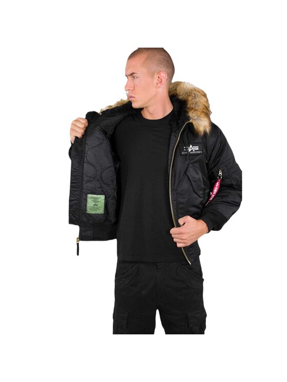 Alpha Industries Alpha Industries Kurtka bomber AI.144103-03-L Czarny Core Fit