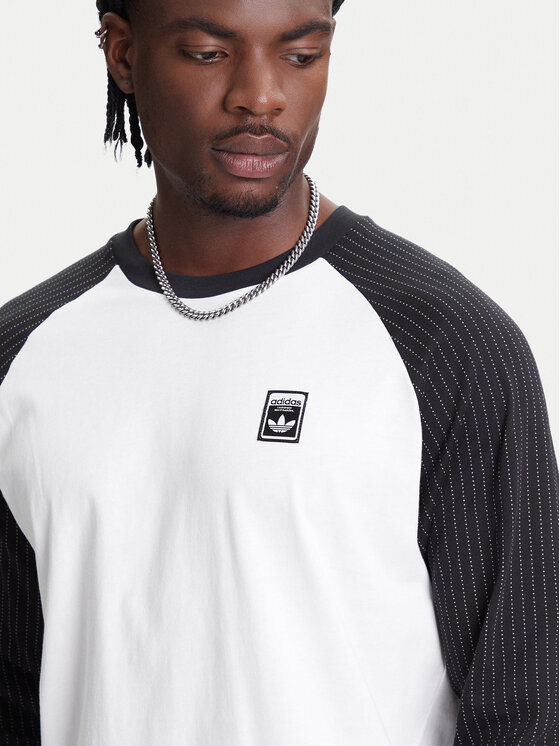 adidas adidas Longsleeve Wabash Baseball JW0164 Λευκό Loose Fit