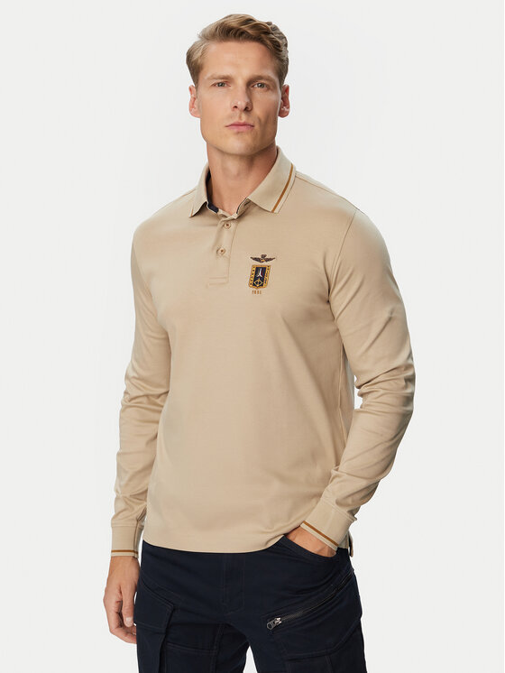 Aeronautica Militare Aeronautica Militare Polo 262PO1940UJ00663 Marrone Regular Fit