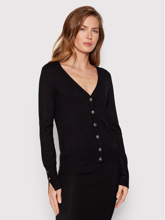 Guess Guess Cardigan Zena W2YR33 Z2V62 Negru Regular Fit