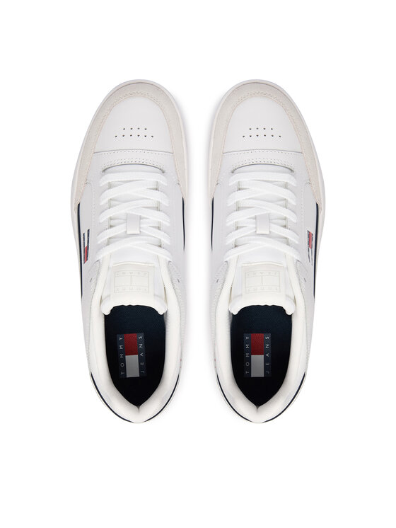 Tommy Jeans Tommy Jeans Sneakersy Tjm Cupsole Leather EM0EM01660 Biały
