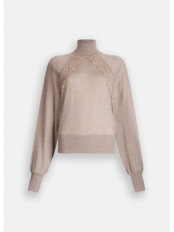 Liu Jo Liu Jo Maglione CF5326MA82O02158 Beige Regular Fit