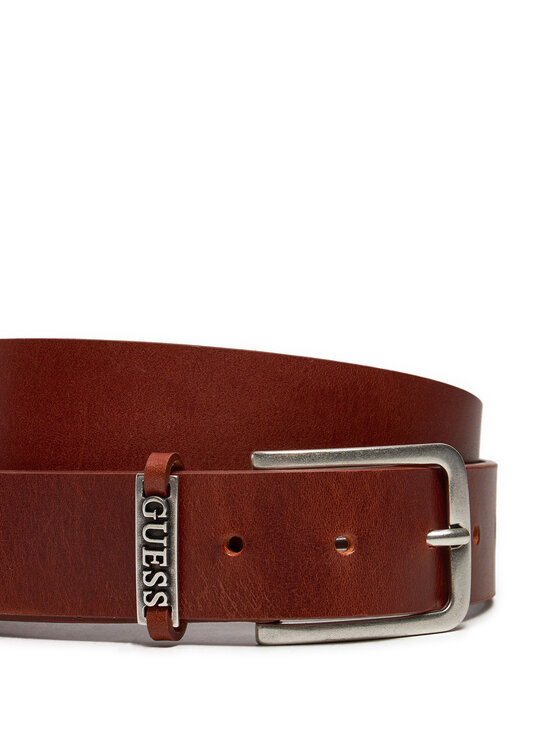 Guess Guess Moški pas Detailed Loop Belt M4BZ29 L0VE0 Rjava