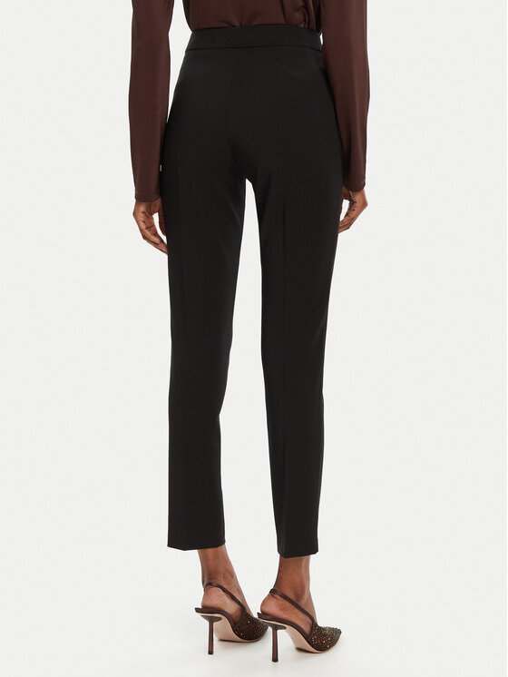 Rinascimento Rinascimento Текстилни панталони CFC0122733003 Черен Regular Fit