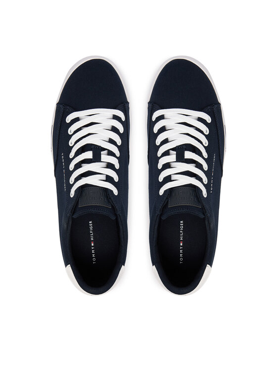 Tommy Hilfiger Tommy Hilfiger Sneakers aus Stoff Vulc Core Rwb Long FM0FM05813 Dunkelblau