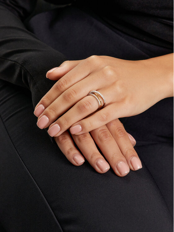 Swarovski Swarovski Ring Hyperbola 5689732 Silberfarben