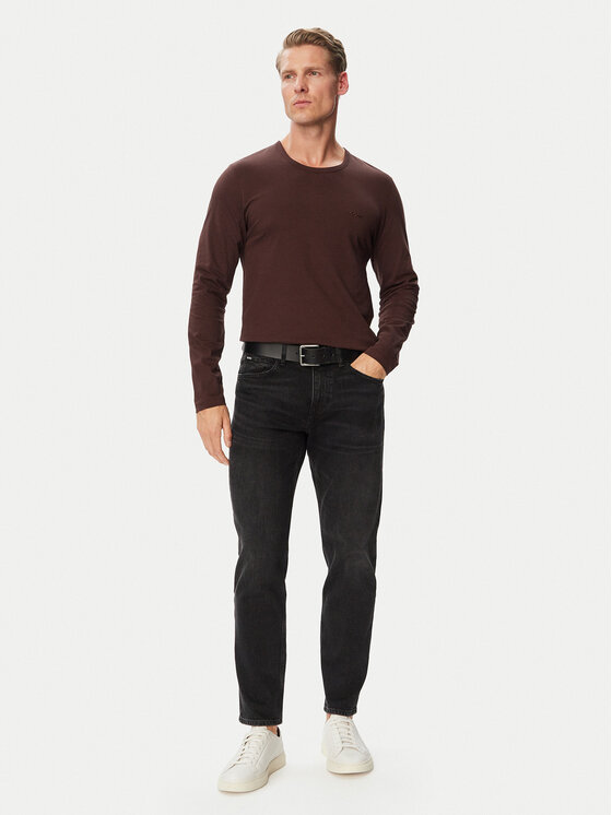 BOSS BOSS Langarmshirt-Set 50492321 Braun Regular Fit