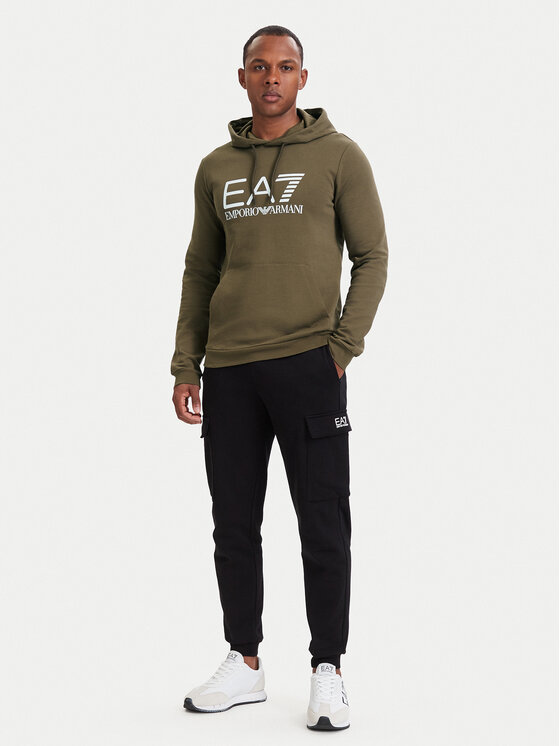 EA7 Emporio Armani EA7 Emporio Armani Mikina 7M001413 AF22266 U6198 Svetlo hnedá Regular Fit