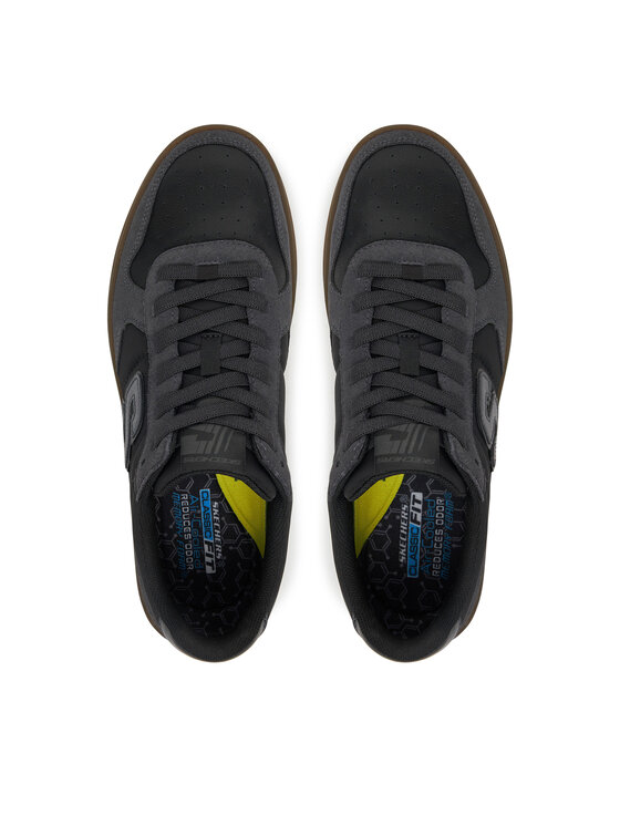 Skechers Skechers Sneakersy New Wave Cup-Calven 210961/BKGY Czarny