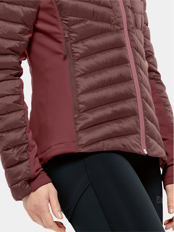 Jack Wolfskin Jack Wolfskin Outdoor jakna Routeburn Pro Ins Jkt 1207192 Tamnocrvena Regular Fit