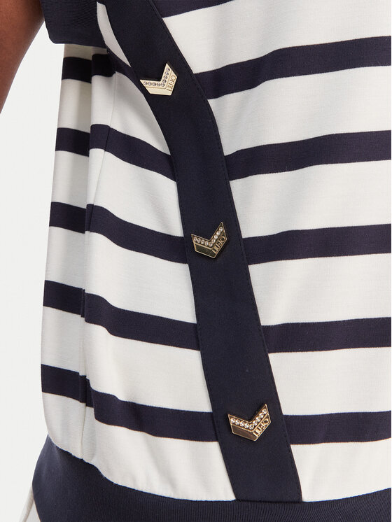 Liu Jo Sport Liu Jo Sport Blūze TA6084 J3867 Tumši zils Relaxed Fit