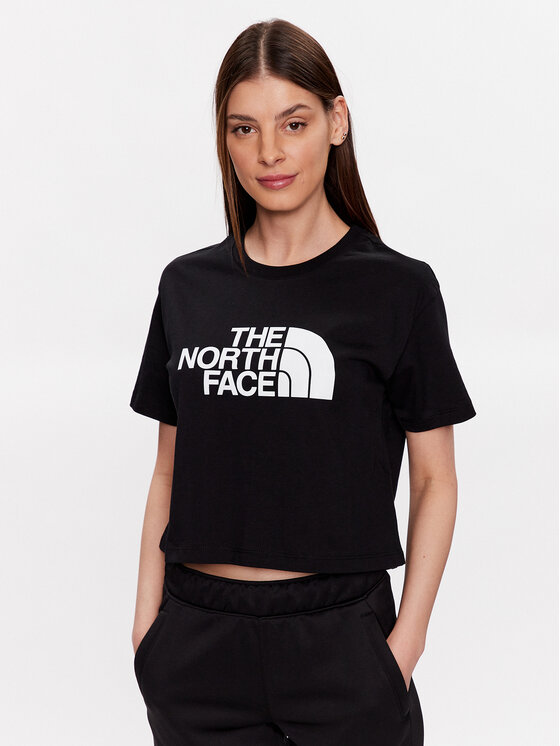 The North Face The North Face Majica NF0A4T1R Črna Cropped Fit
