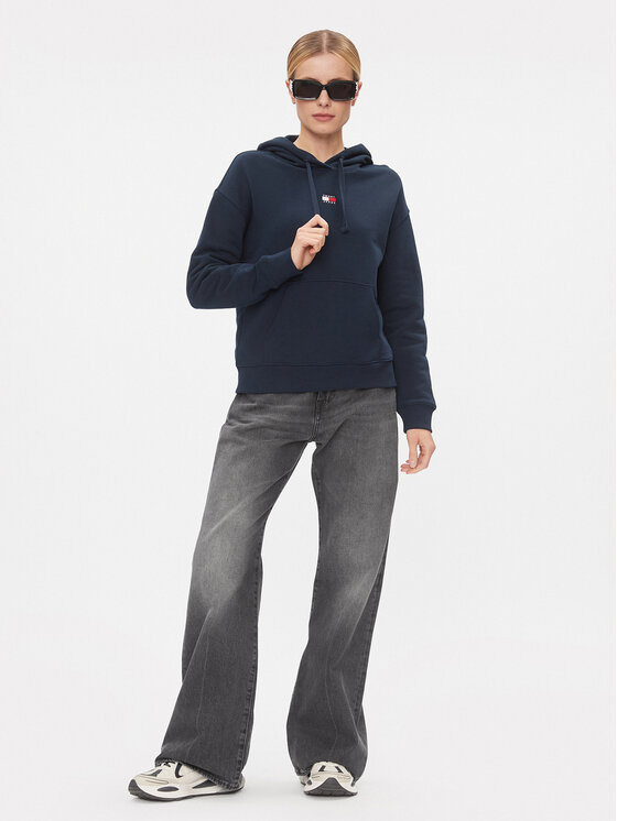 Tommy Jeans Tommy Jeans Sweatshirt Badge DW0DW17326 Dunkelblau Boxy Fit