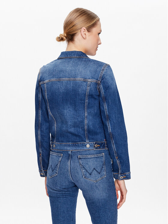 United Colors Of Benetton Veste en jean 27YFDN00N Bleu marine