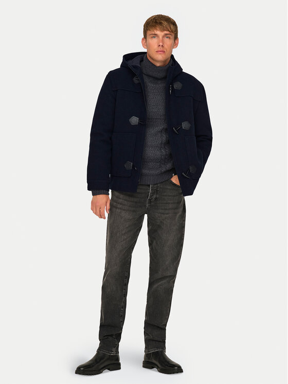 Only & Sons Only & Sons Зимно яке Jules 22030865 Тъмносин Regular Fit