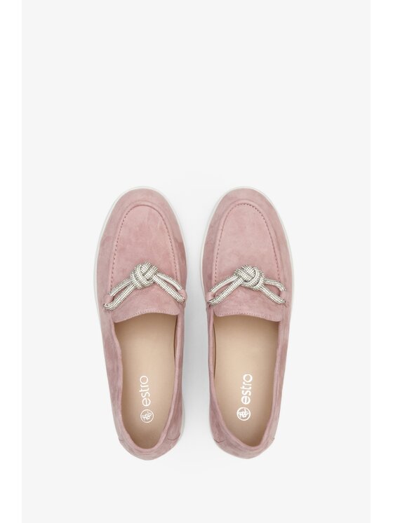 Estro Estro Μοκασίνια ER00112773 Ροζ