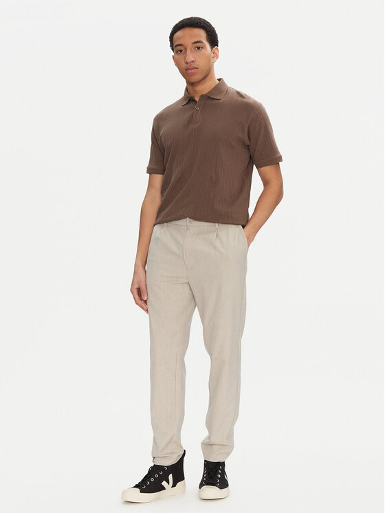 Only & Sons Only & Sons Chino nohavice Lou 22031615 Béžová Tapered Fit