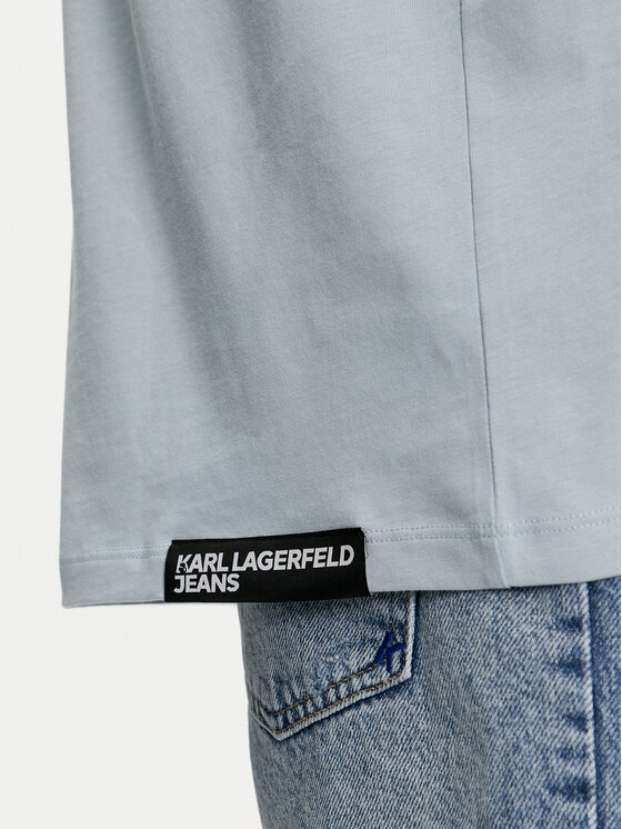 Karl Lagerfeld Jeans Karl Lagerfeld Jeans Тишърт 241D1705 Син Regular Fit