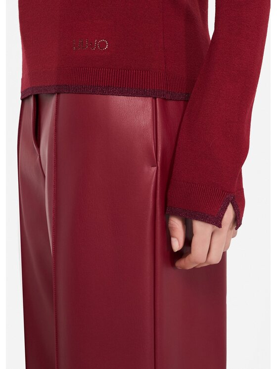 Liu Jo Liu Jo Maglione MF5227MS49I91650 Rosso Slim Fit