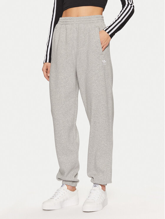 adidas adidas Jogginghose Essentials Fleece IY9638 Grau Loose Fit