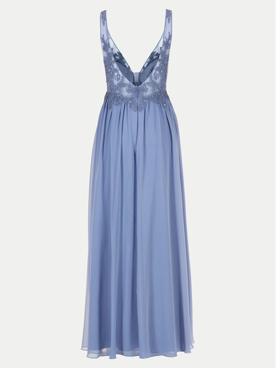 Hey Kyla Swing Rochie de seară 5AH035HK Albastru Slim Fit