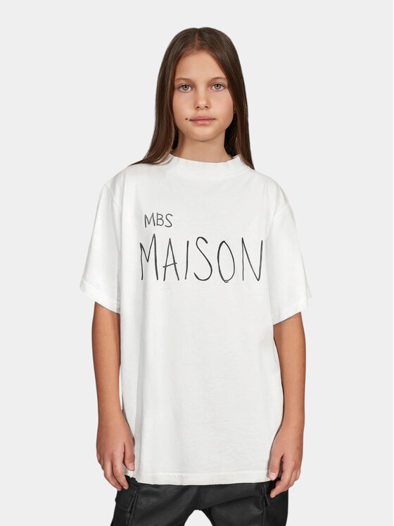 MADE BY SOCIETY MADE BY SOCIETY T-Shirt T37582 Biały Basic Fit
