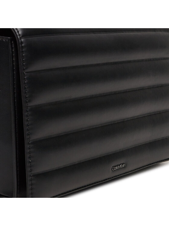Calvin Klein Calvin Klein Τσάντα Line Quilt Md Conv Shoulder Bag K60K612117 Μαύρο