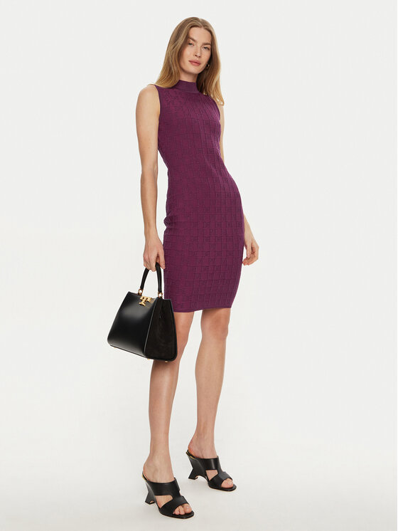 Marciano Guess Marciano Guess Džemper haljina 4YGK0A 5718Z Tamnocrvena Bodycon Fit