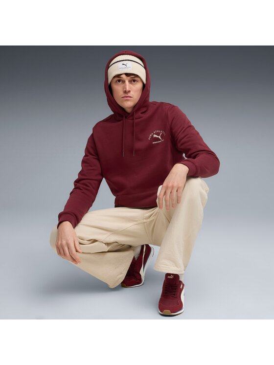Puma Puma Bluza 688221 Czerwony Regular Fit