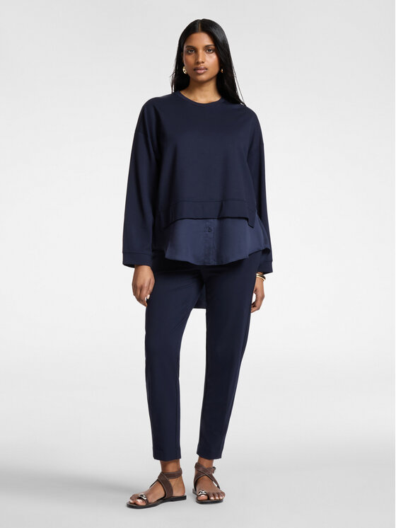 Elena Mirò Elena Mirò Pantaloni di tessuto P825Z000159N034 Blu Regular Fit