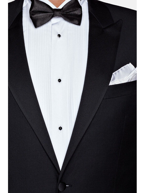 Lancerto Lancerto Marynarka Lincoln Czarny Slim Fit