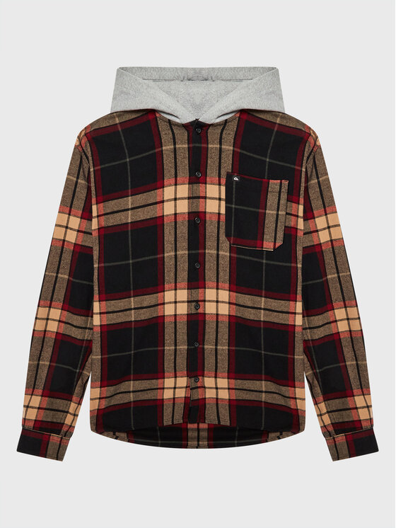 Quiksilver Quiksilver Marškiniai Halidon EQBWT03357 Juoda Regular Fit