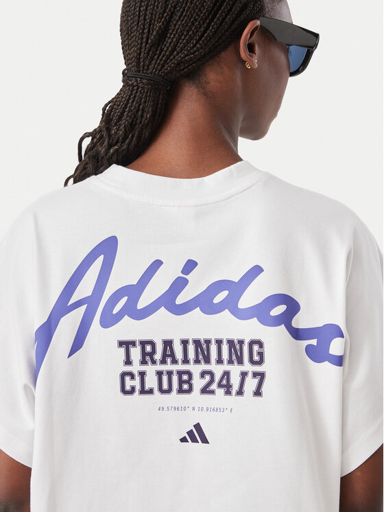 adidas adidas T-Shirt Primelift Workout Graphics T-Shirt KV1570 Biały Regular Fit