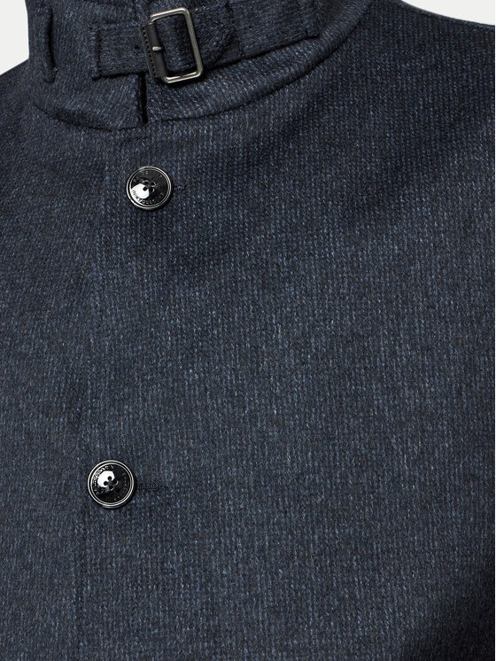Baldessarini Baldessarini Вълнено палто Harrison B0 18727.1108 Тъмносин Regular Fit