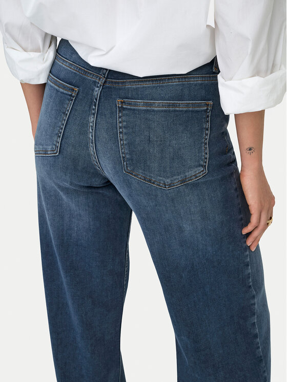 ONLY ONLY Džínsy Madison 15339459 Tmavomodrá Wide Leg