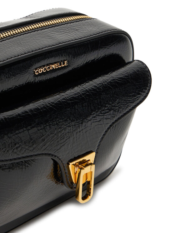 Coccinelle Coccinelle Torbica Coccinelle Beat Shiny Wri E1 TFC 15 02 01 Crna