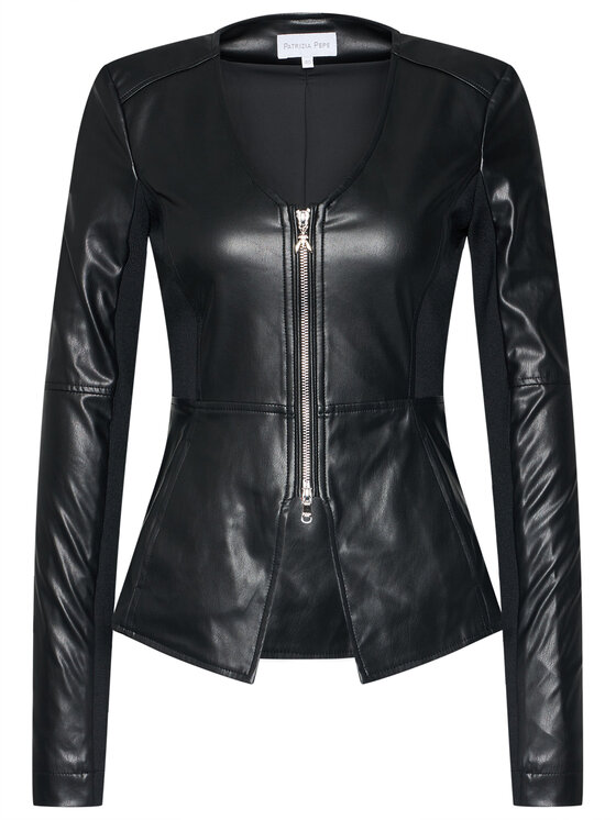 Patrizia Pepe Giacca in similpelle 8L0374 A1DZ K103 Nero Slim Fit Modivo