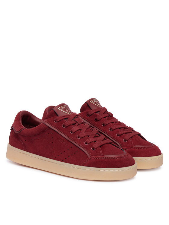 Guess Guess Sneakersy FLTJHE SUE12 Bordowy