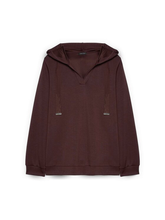 Fiorella Rubino Fiorella Rubino Felpa G847L008649N022 Marrone Regular Fit