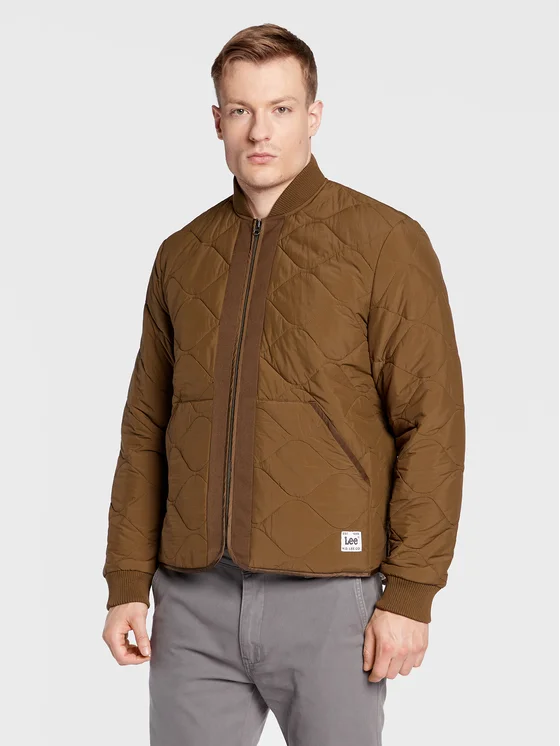 Lee Daunenjacke Quilted L87LDA47 112322401 Grün Regular Fit