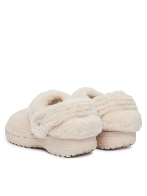 Crocs Crocs Ciabatte Classic Unfurgettable Suede Clog 212106 Crema