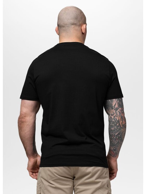 PITBULL PITBULL T-Shirt LOGO PALMS Czarny Regular Fit
