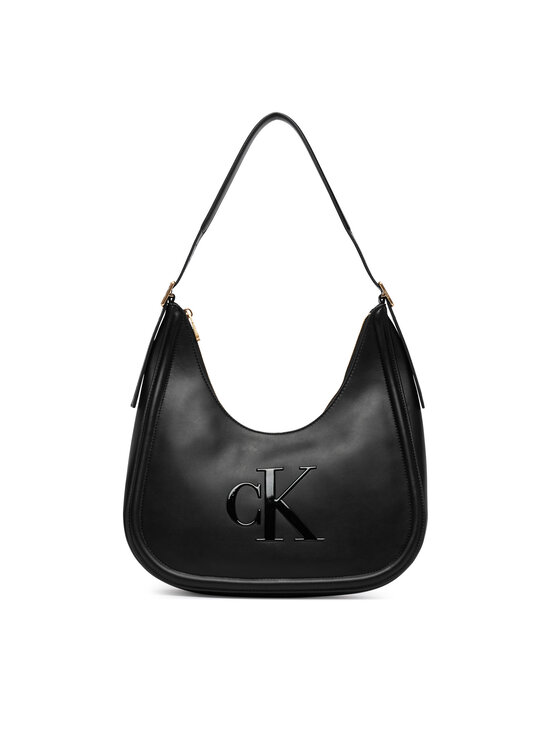 Calvin Klein Calvin Klein Kabelka Bold Ck Crescent Bag LV04F3427G Černá