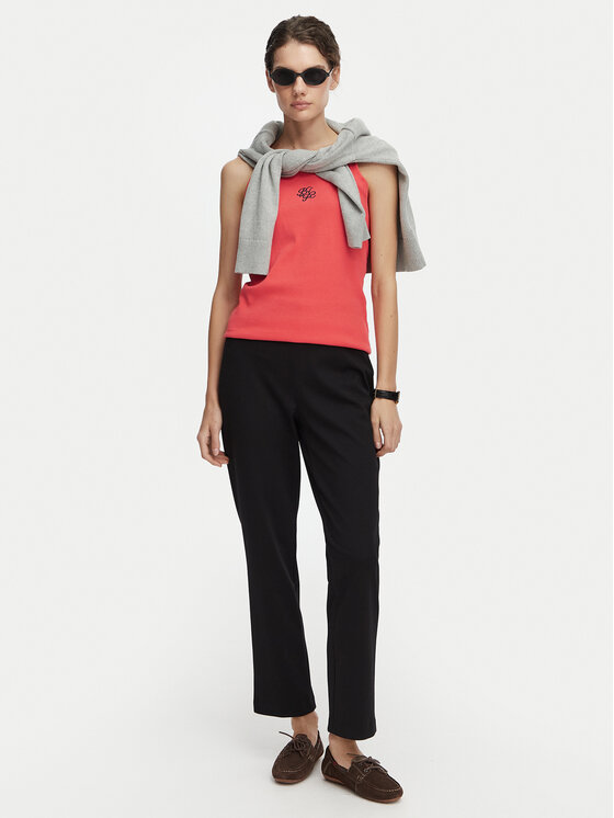 Beverly Hills Polo Club Beverly Hills Polo Club Top P-SS26W-TK550000 Koralowy Regular Fit