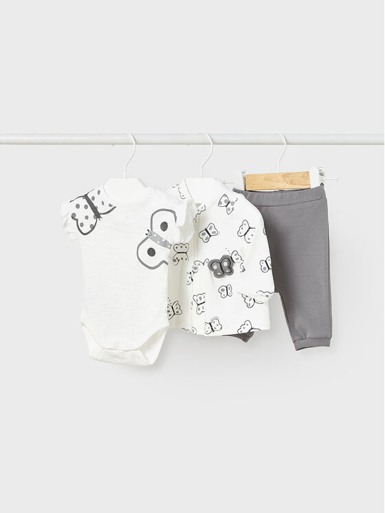 Completo felpa, body e pantalone tuta 1810