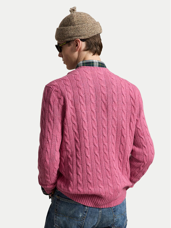 Polo Ralph Lauren Polo Ralph Lauren Sweter 710876762501 Różowy jasny Regular Fit